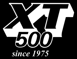 "XT 500 since 1975" face mask print